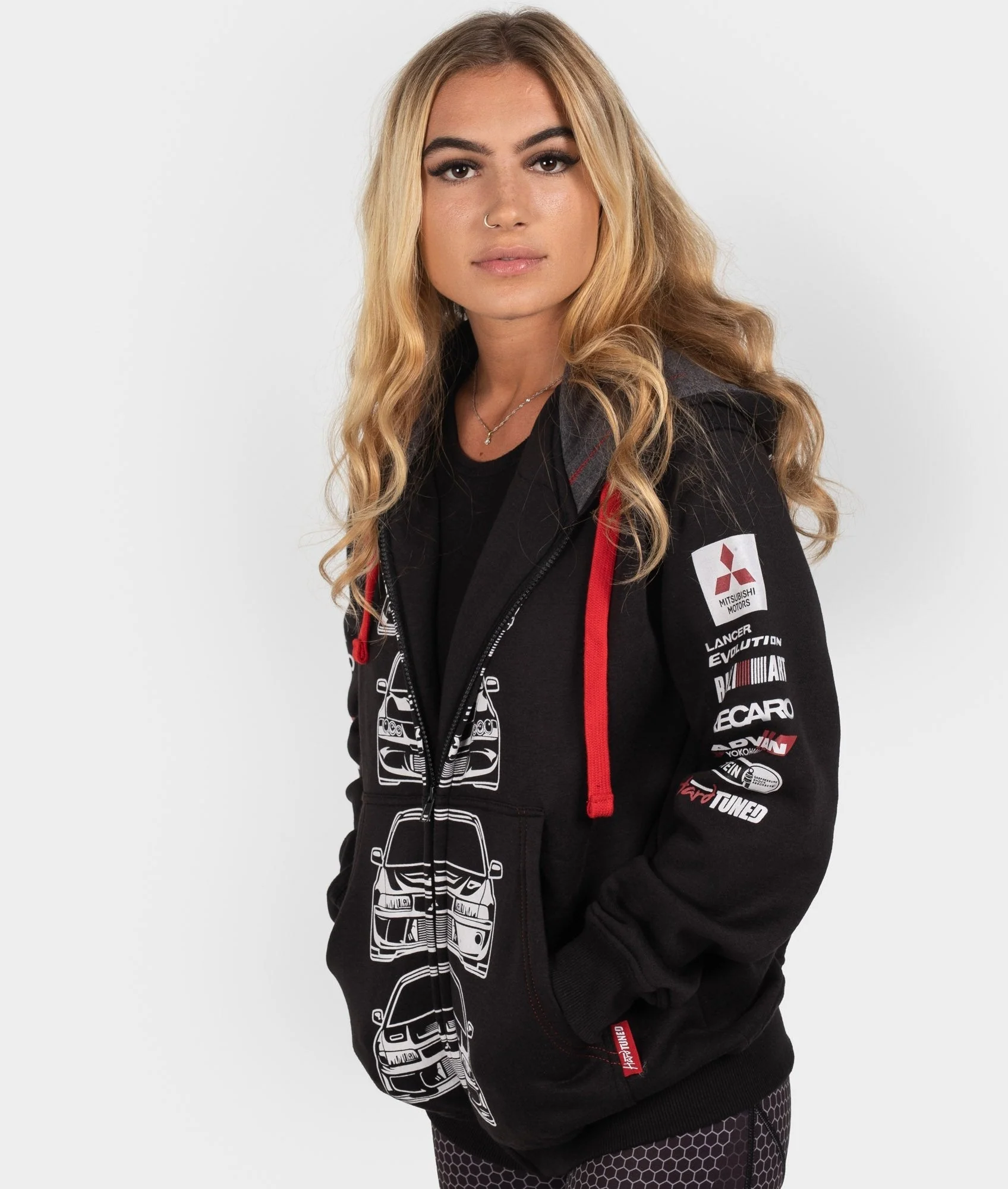 Mitsubishi Evolution Womens Hoodie - Image 6
