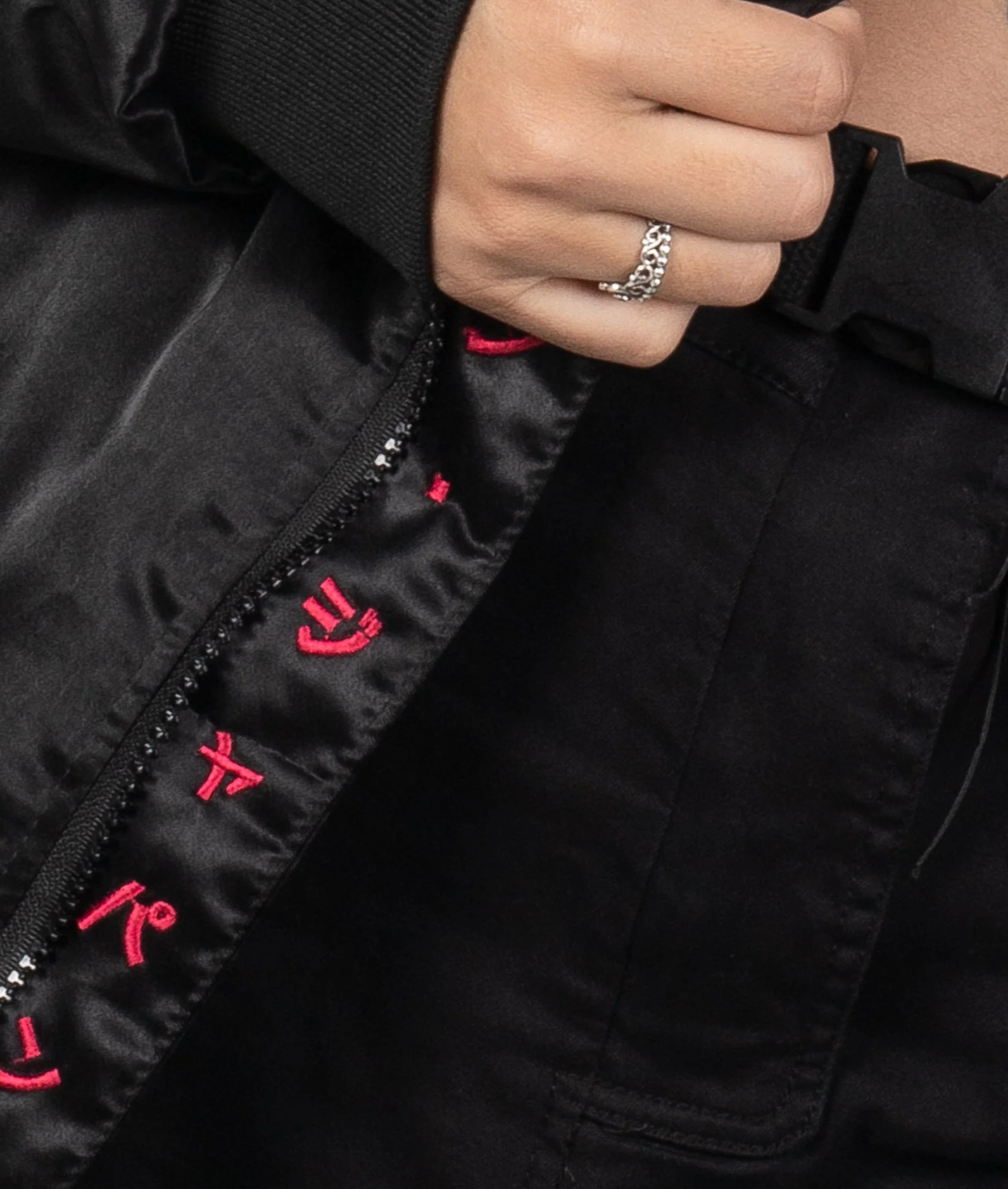 Womens Overnight Parts Bomber Jacket - Image 9