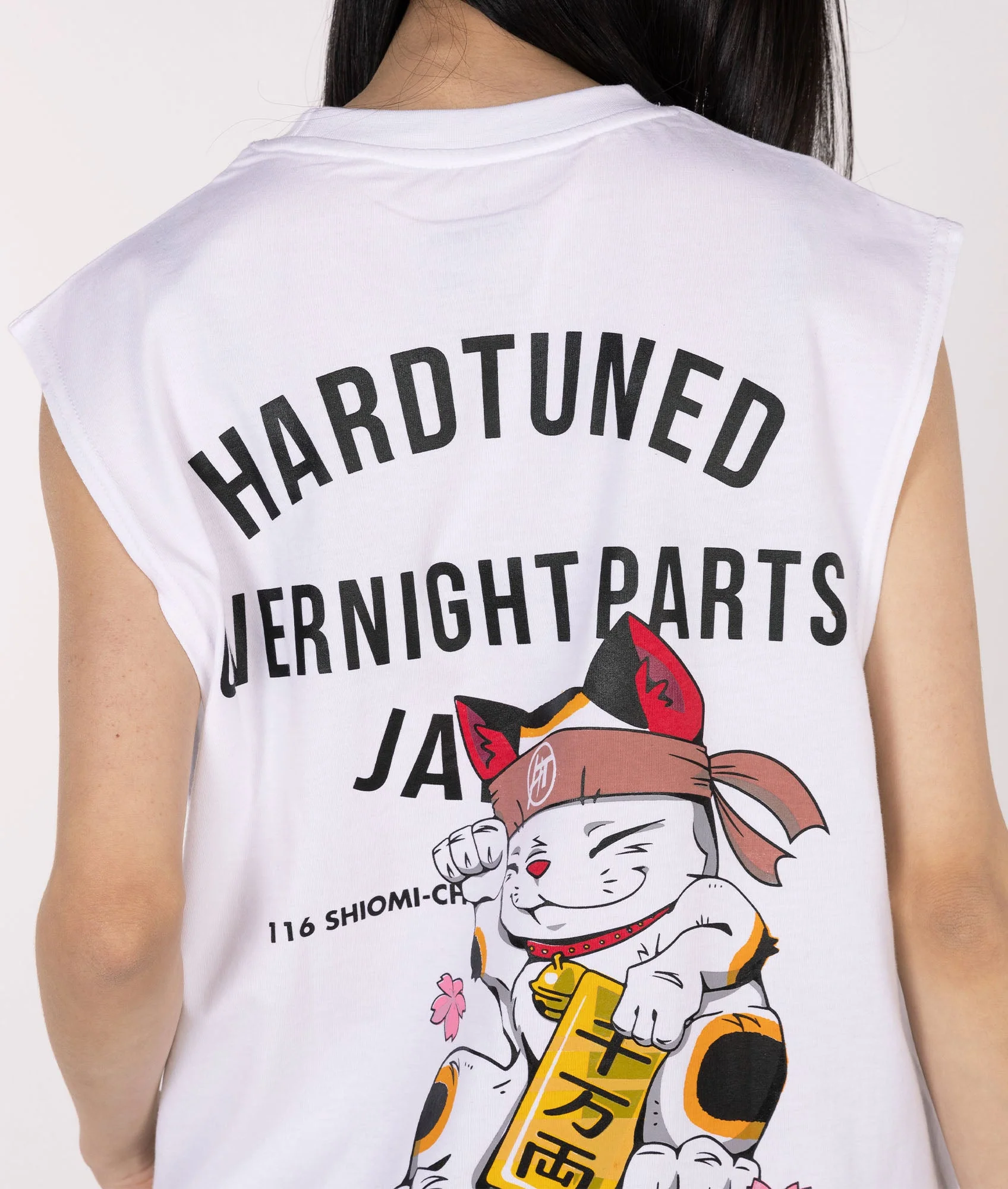 Womens Overnight Parts Kitty Tank Top - Image 5