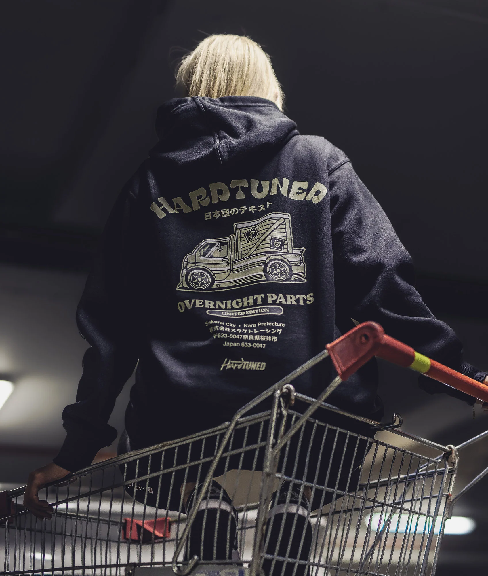 Womens Overnight Parts LTD Hoodie - Image 10