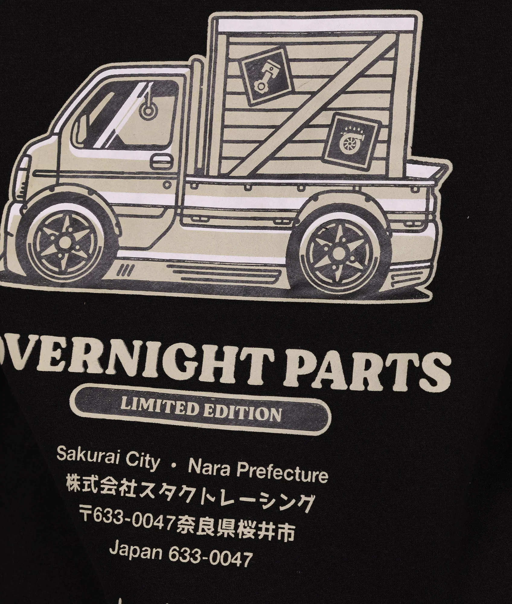 Womens Overnight Parts LTD Hoodie - Image 4