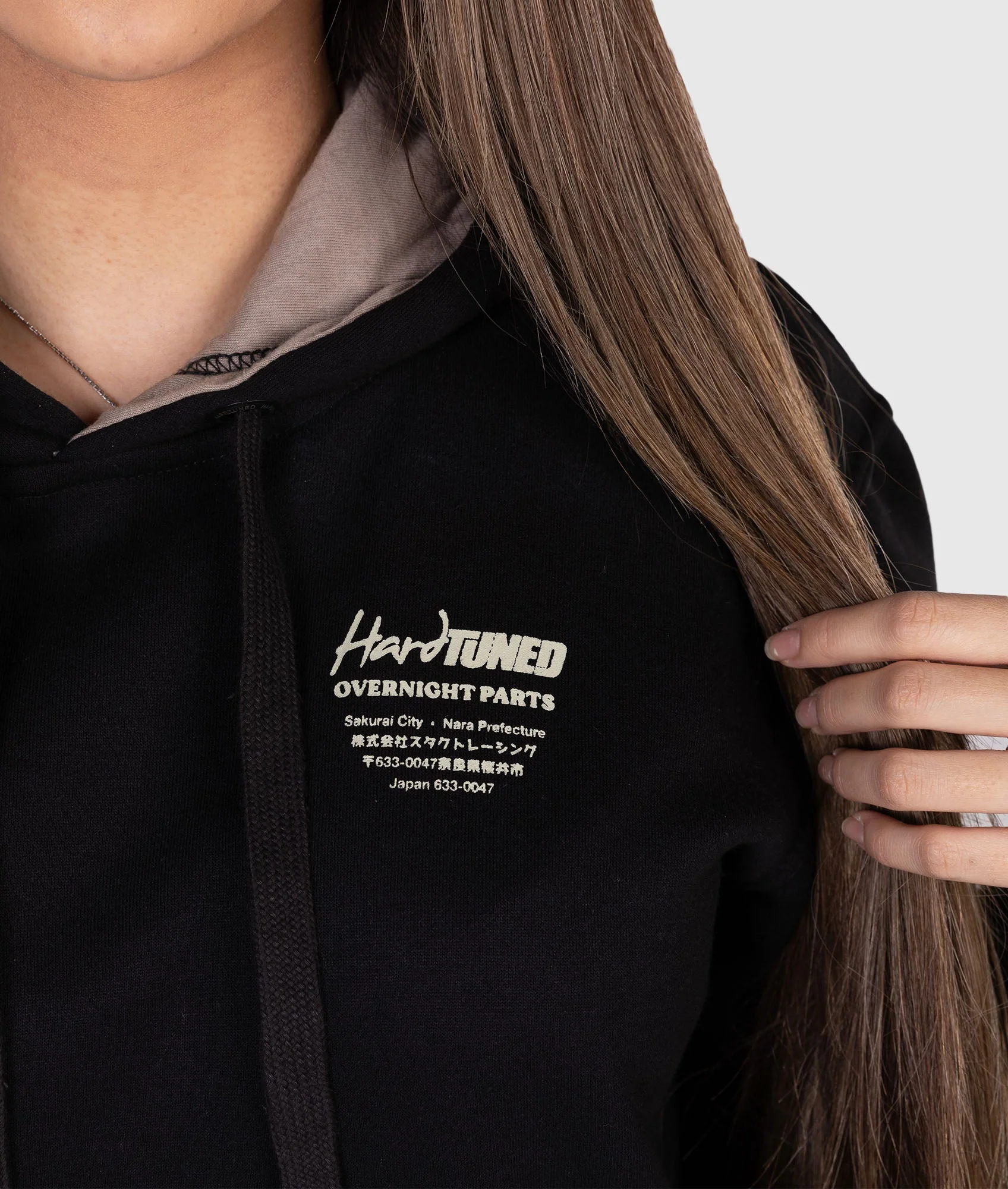 Womens Overnight Parts LTD Hoodie - Image 5