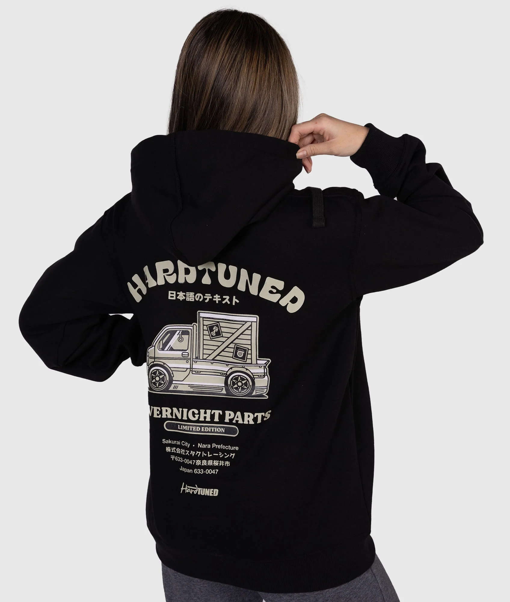 Womens Overnight Parts LTD Hoodie - Image 6