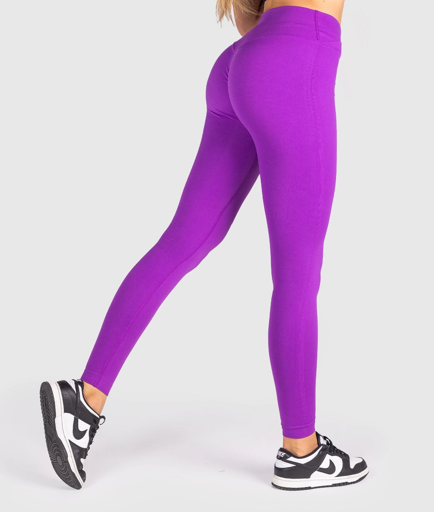 Sakura Seamless Leggings - Grape - Image 5