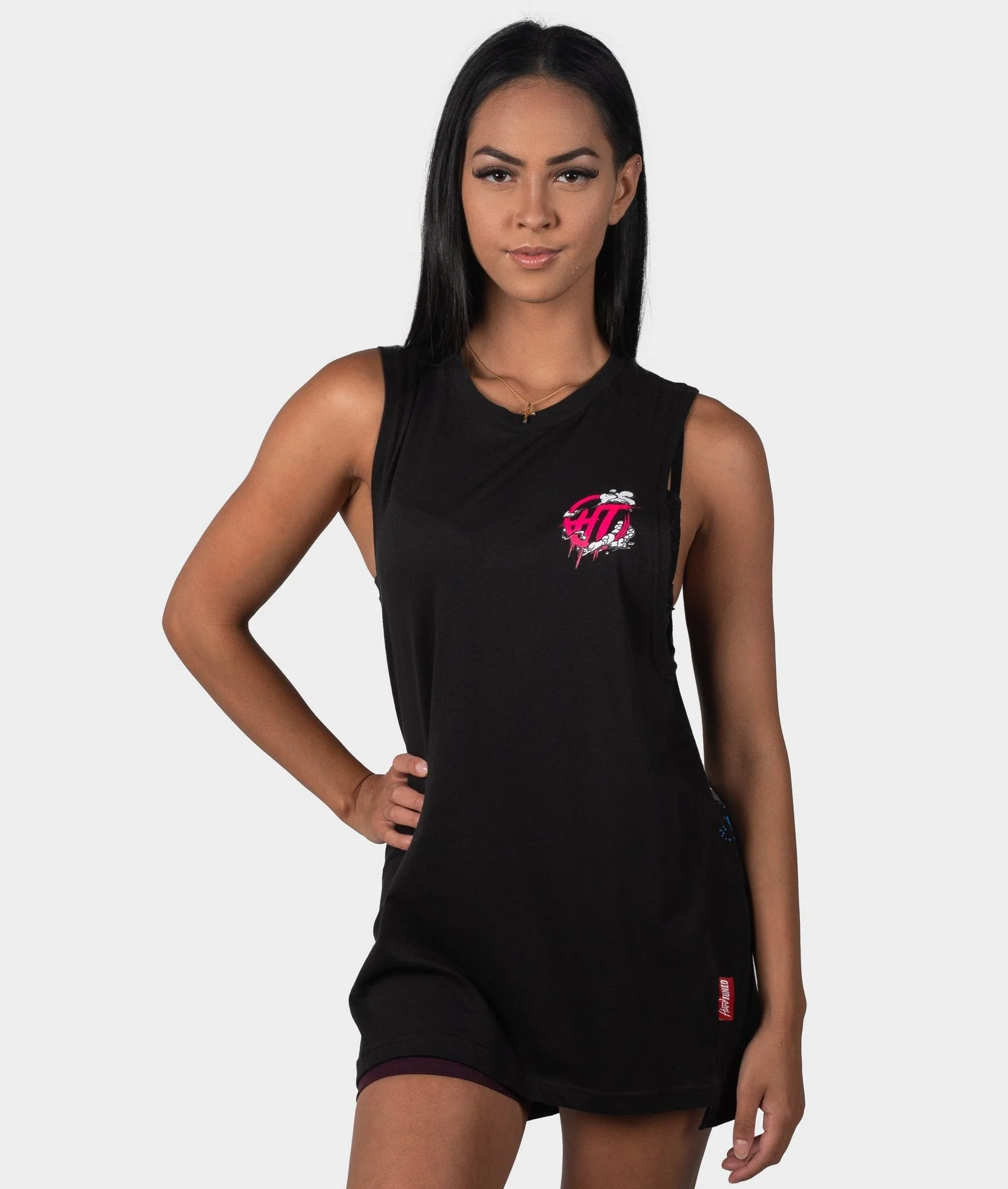 Womens Smoke Wheels Tank Top - Image 2