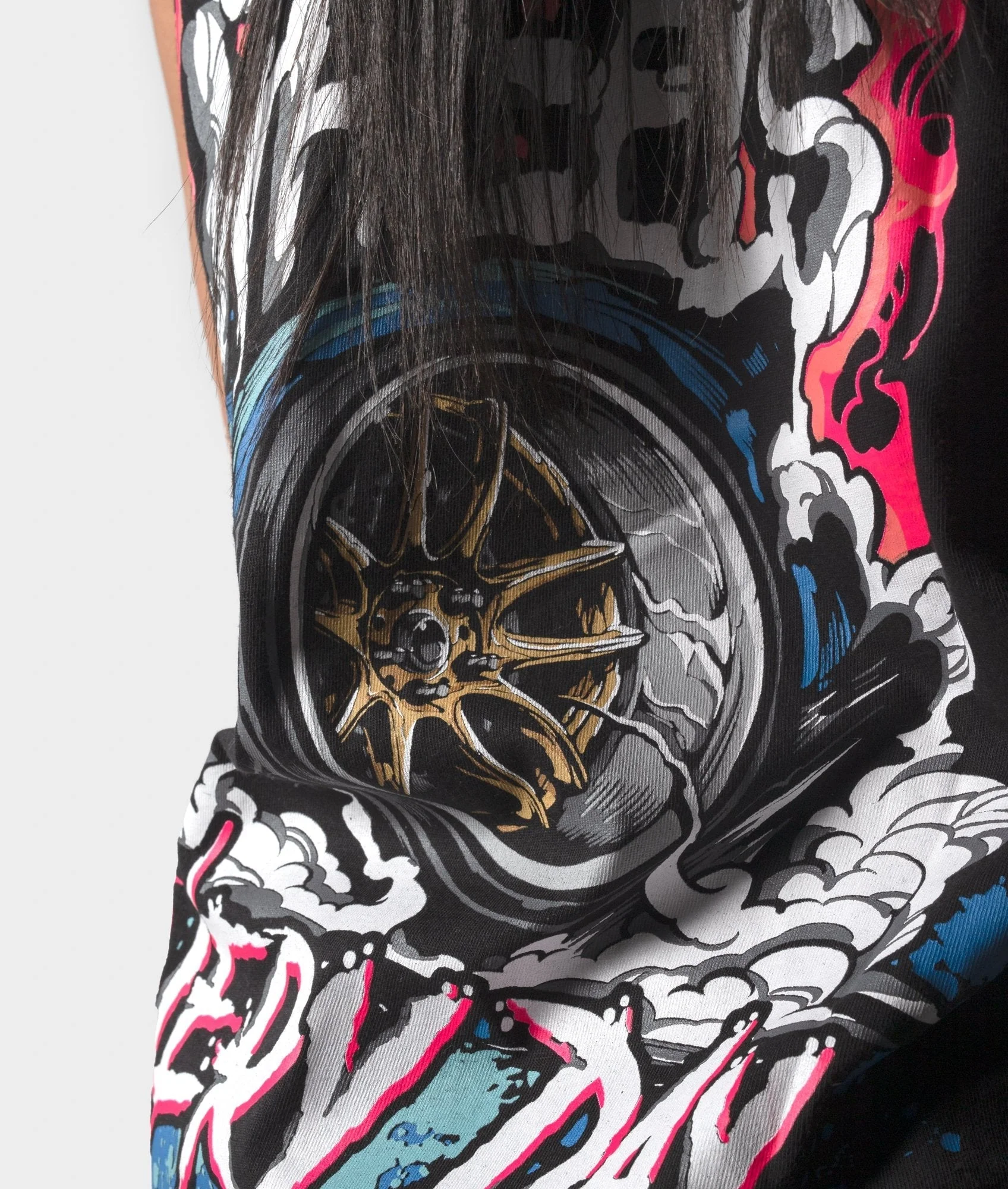 Womens Smoke Wheels Tank Top - Image 3