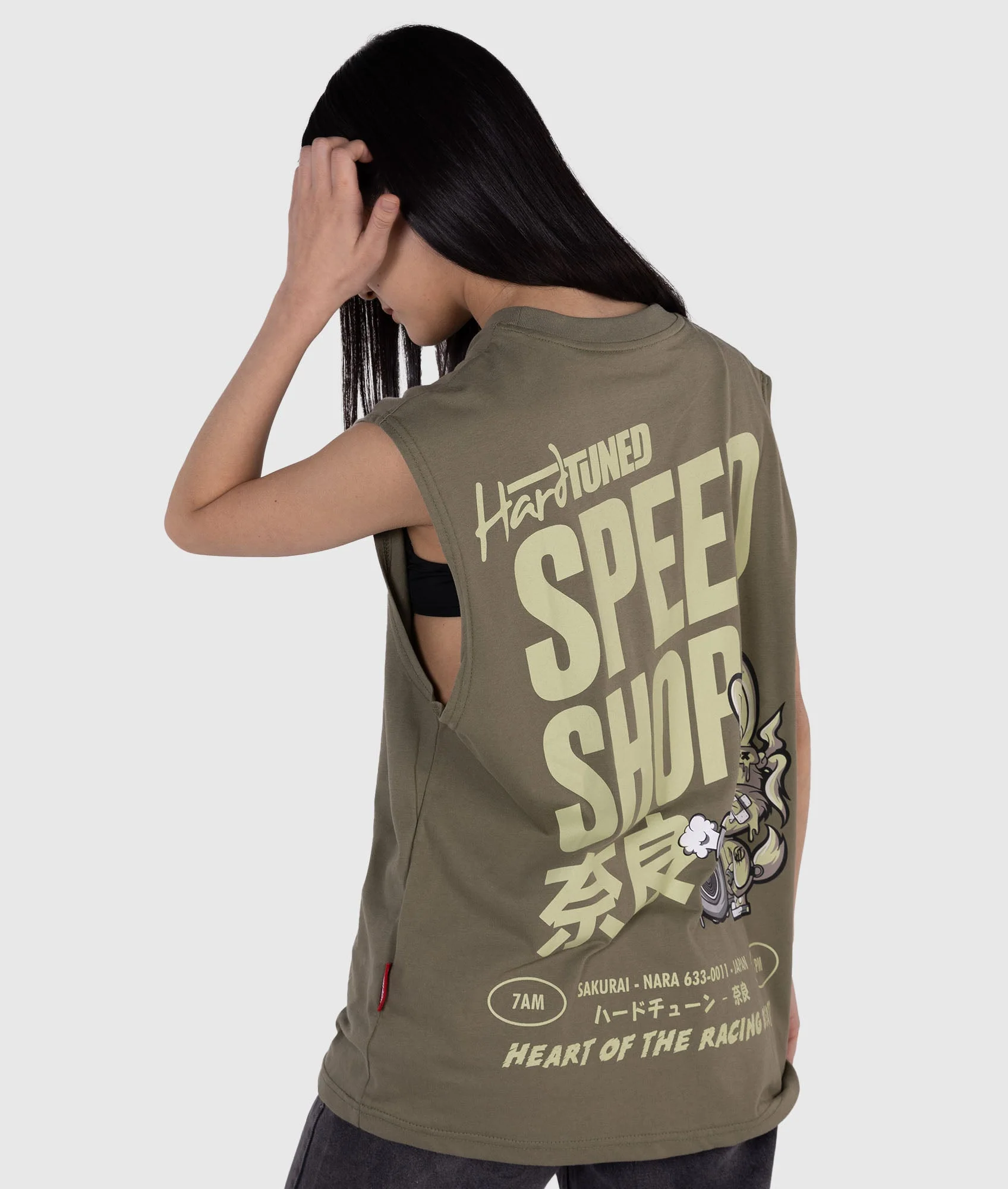 Womens Speed Shop Bunny Tank Top - Image 7