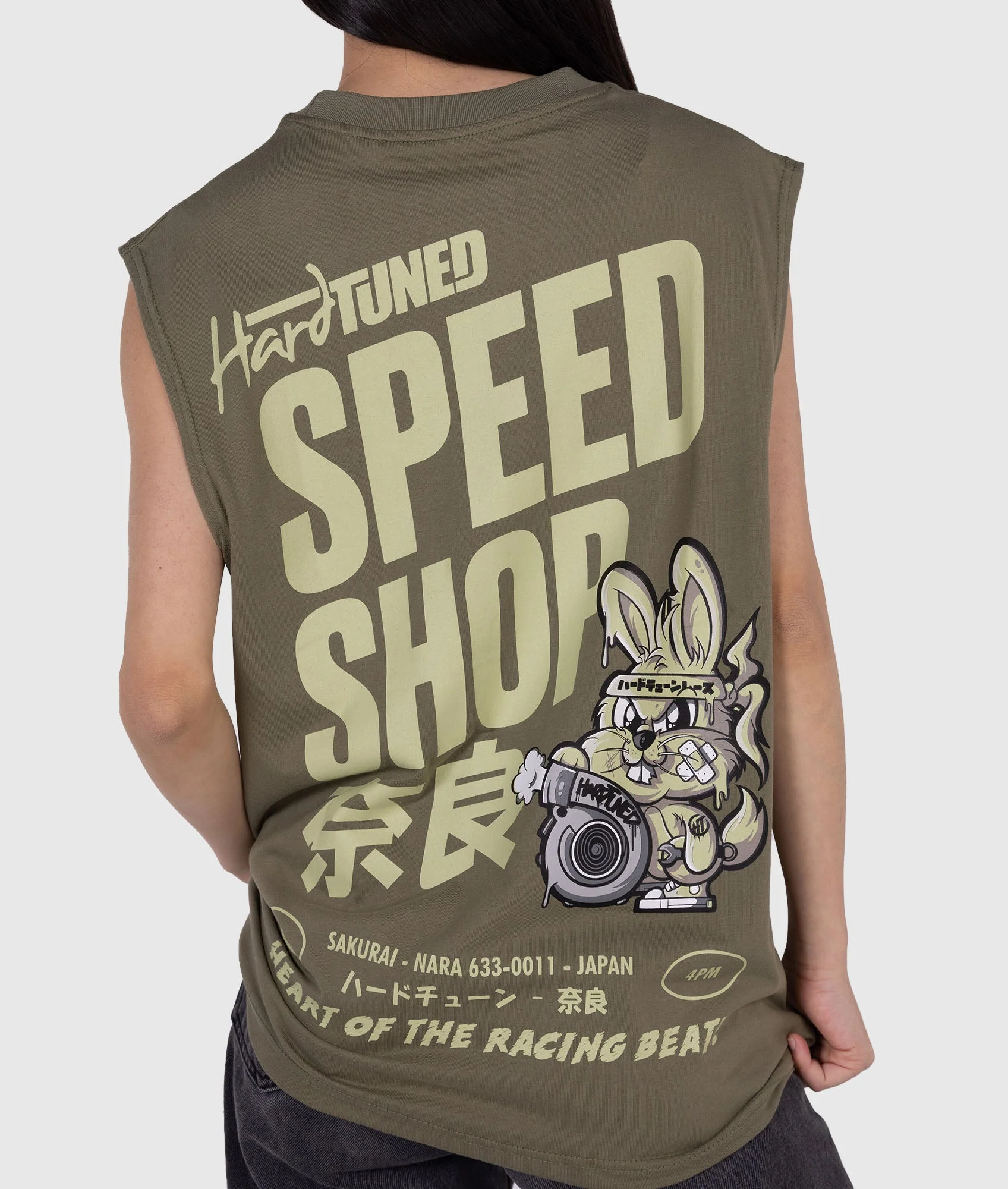 Womens Speed Shop Bunny Tank Top - Image 9