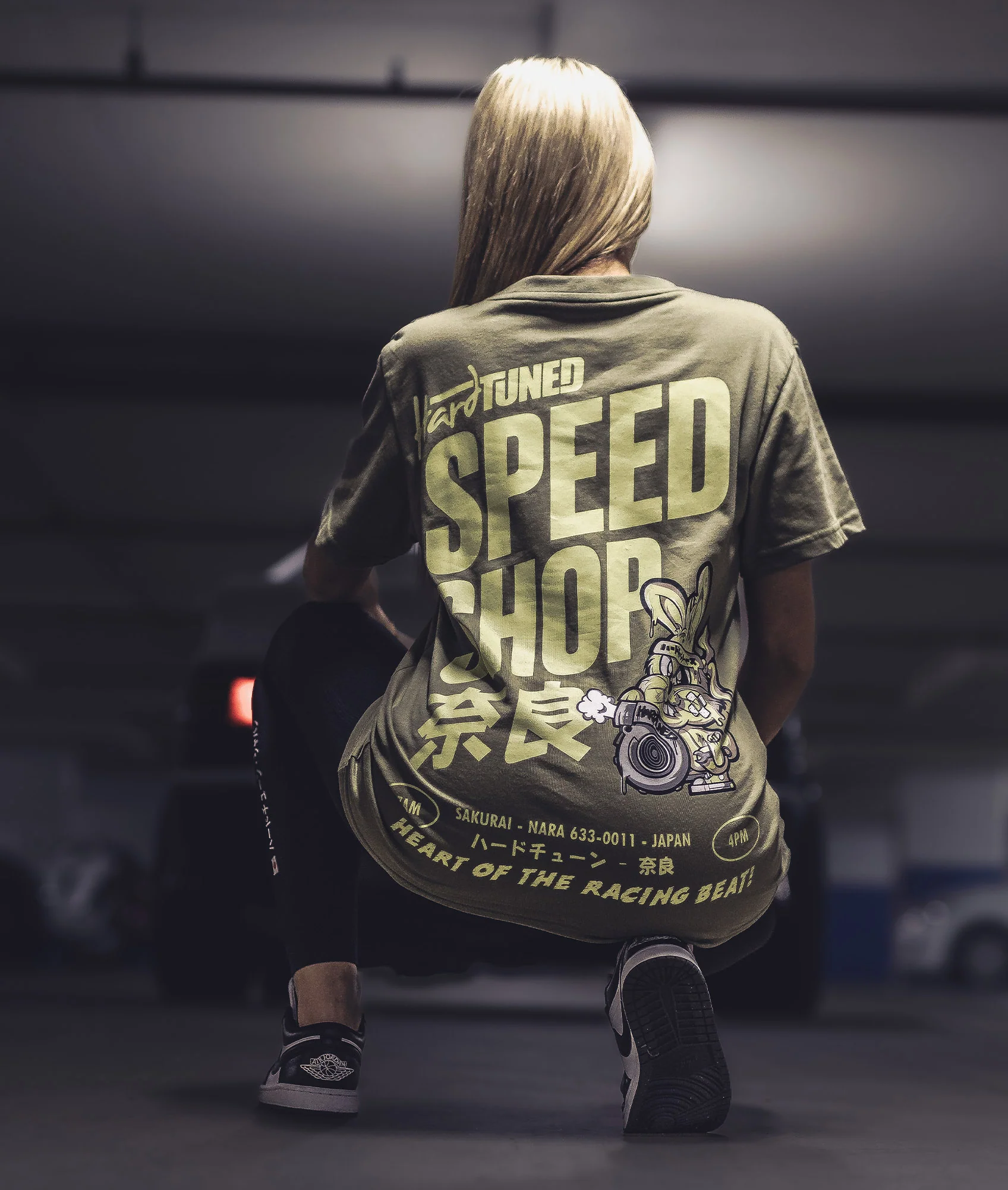 Womens Speed Shop Bunny Tee - Image 8