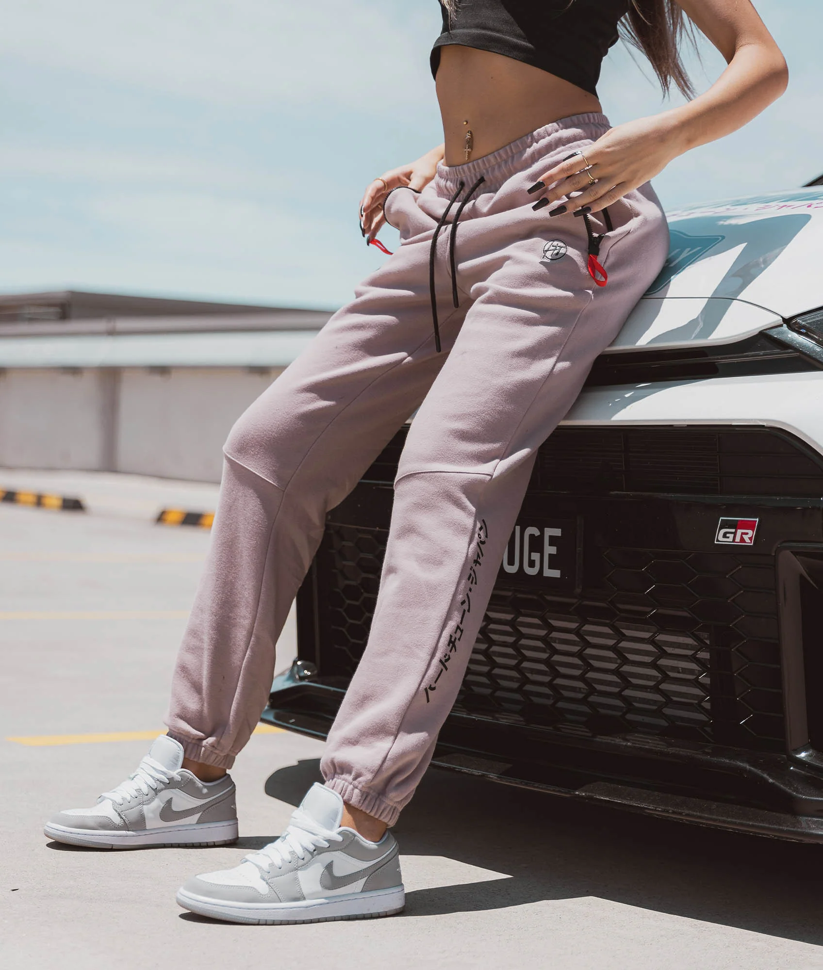 Women's Katakana P1 Fleece Track Pants - Latte - Image 2