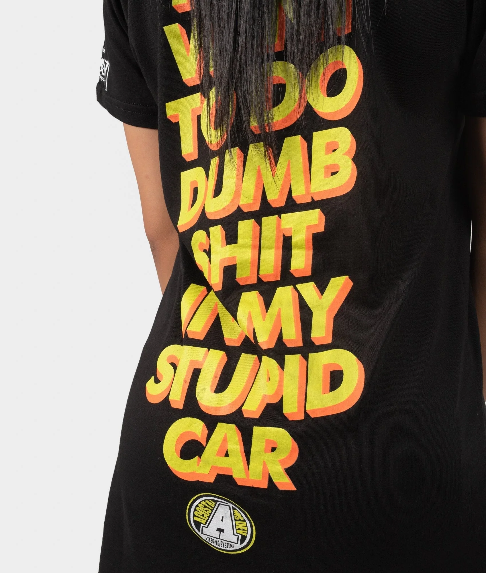 Womens Stupid Car Tee - Image 4