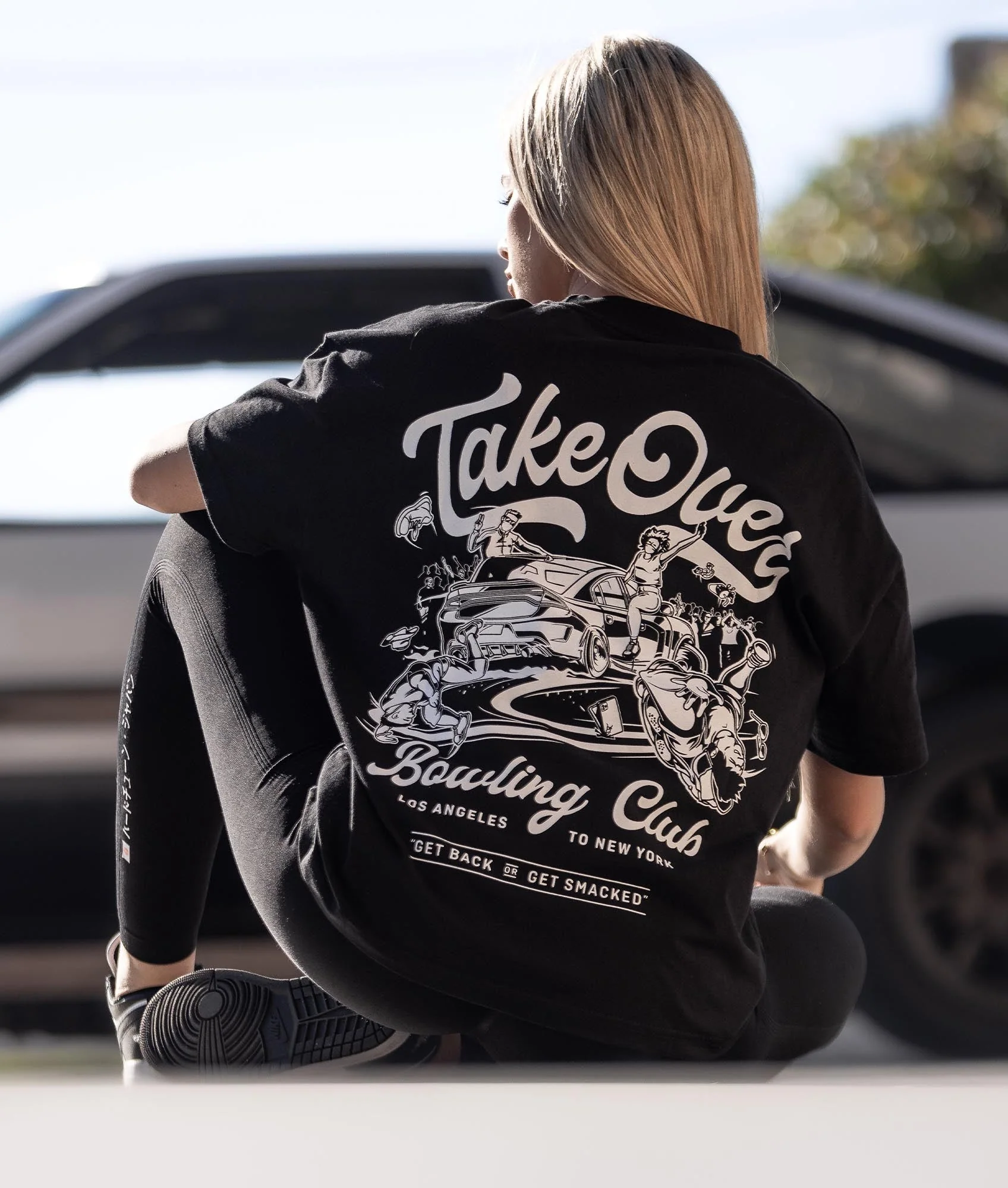 Womens Takeover Bowling Club Tee - Image 2