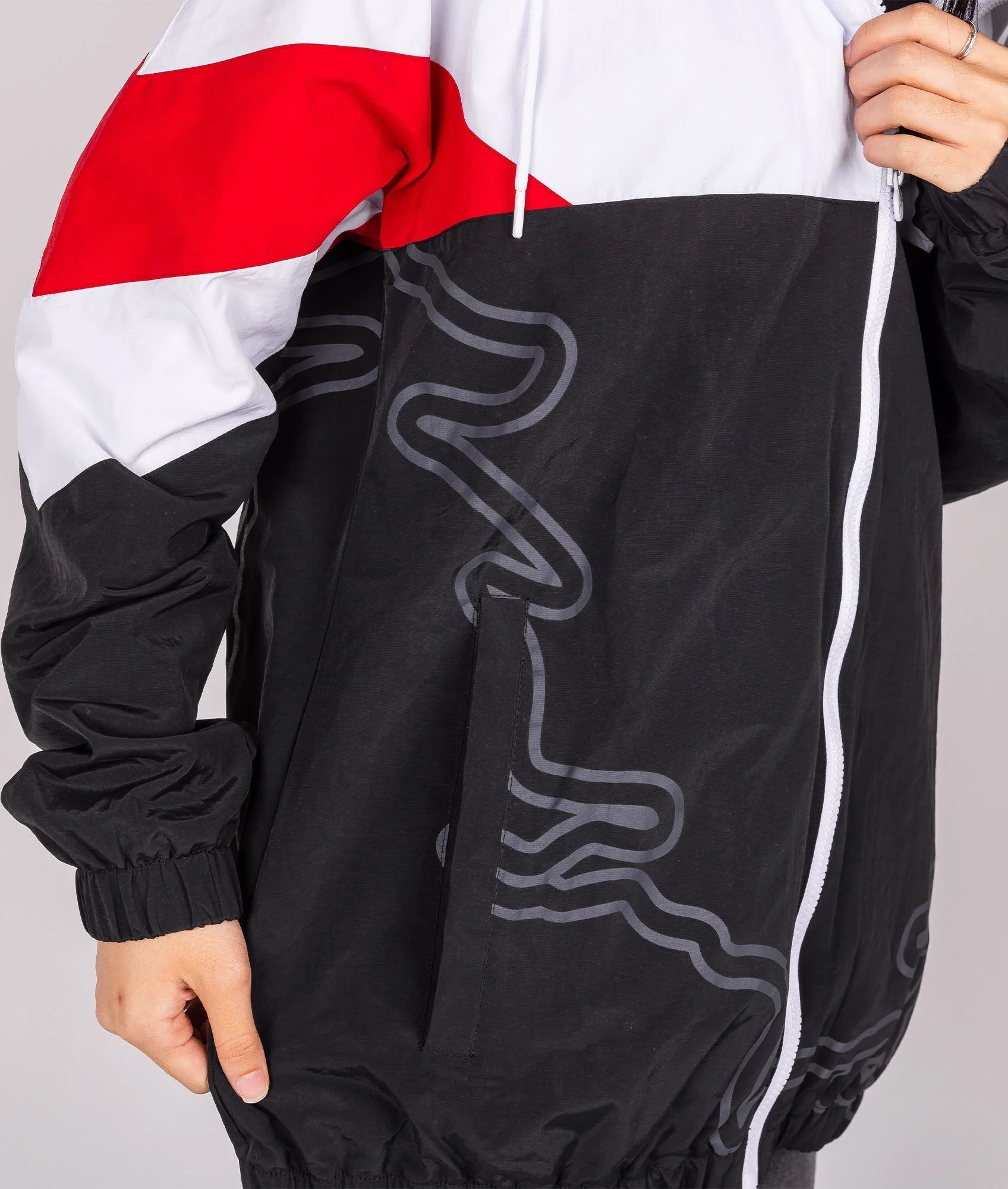 Womens Tokyo Retro Windbreaker - Image 8