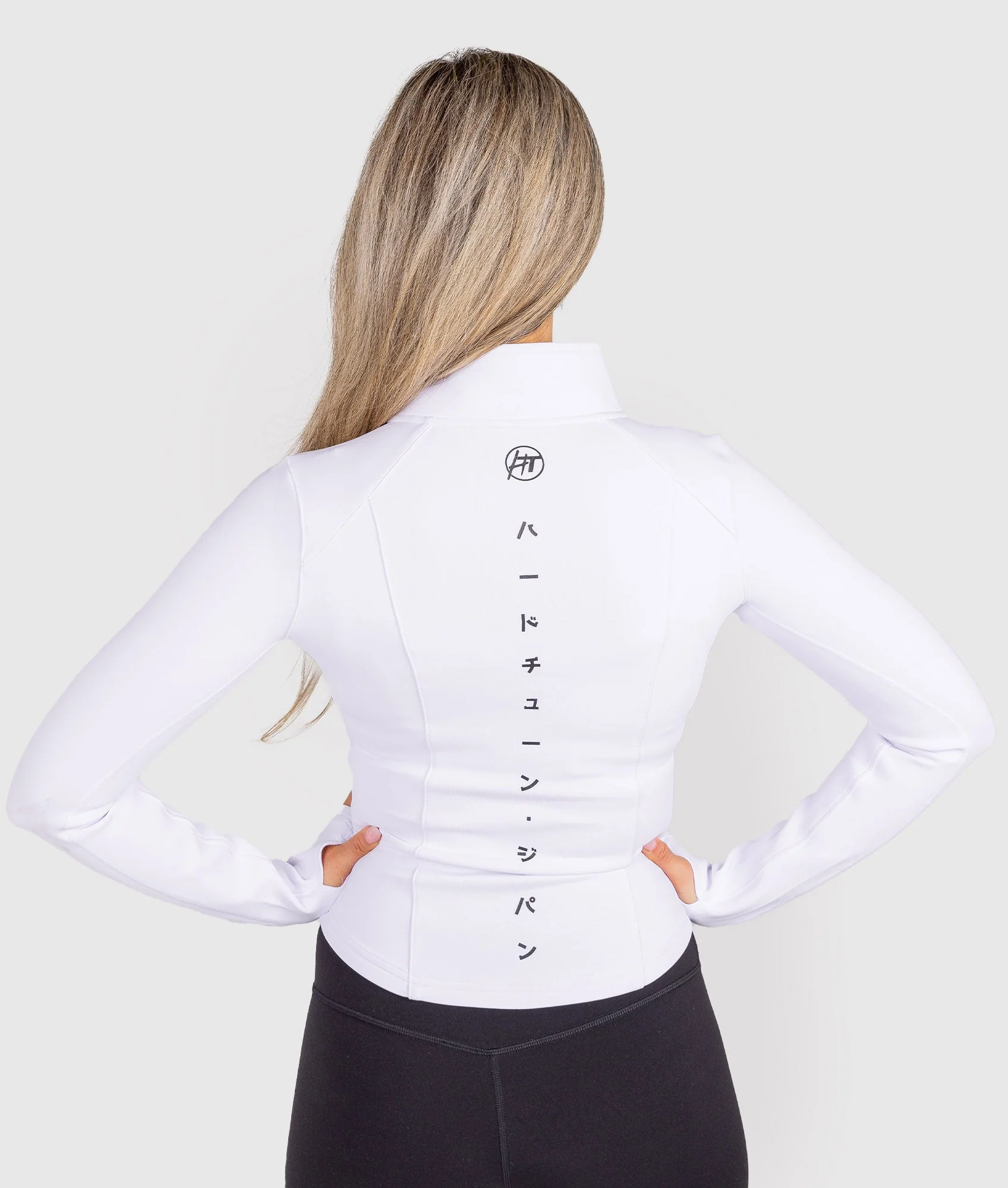 Trackside Longsleeve Jacket - White - Image 5
