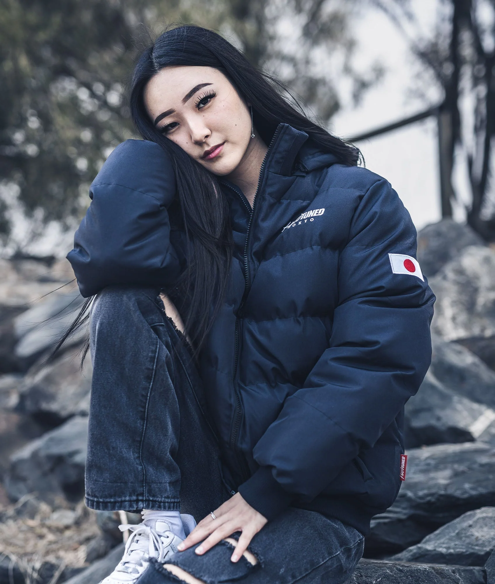 Womens Underground C1 Loop Puffer Jacket - Image 2