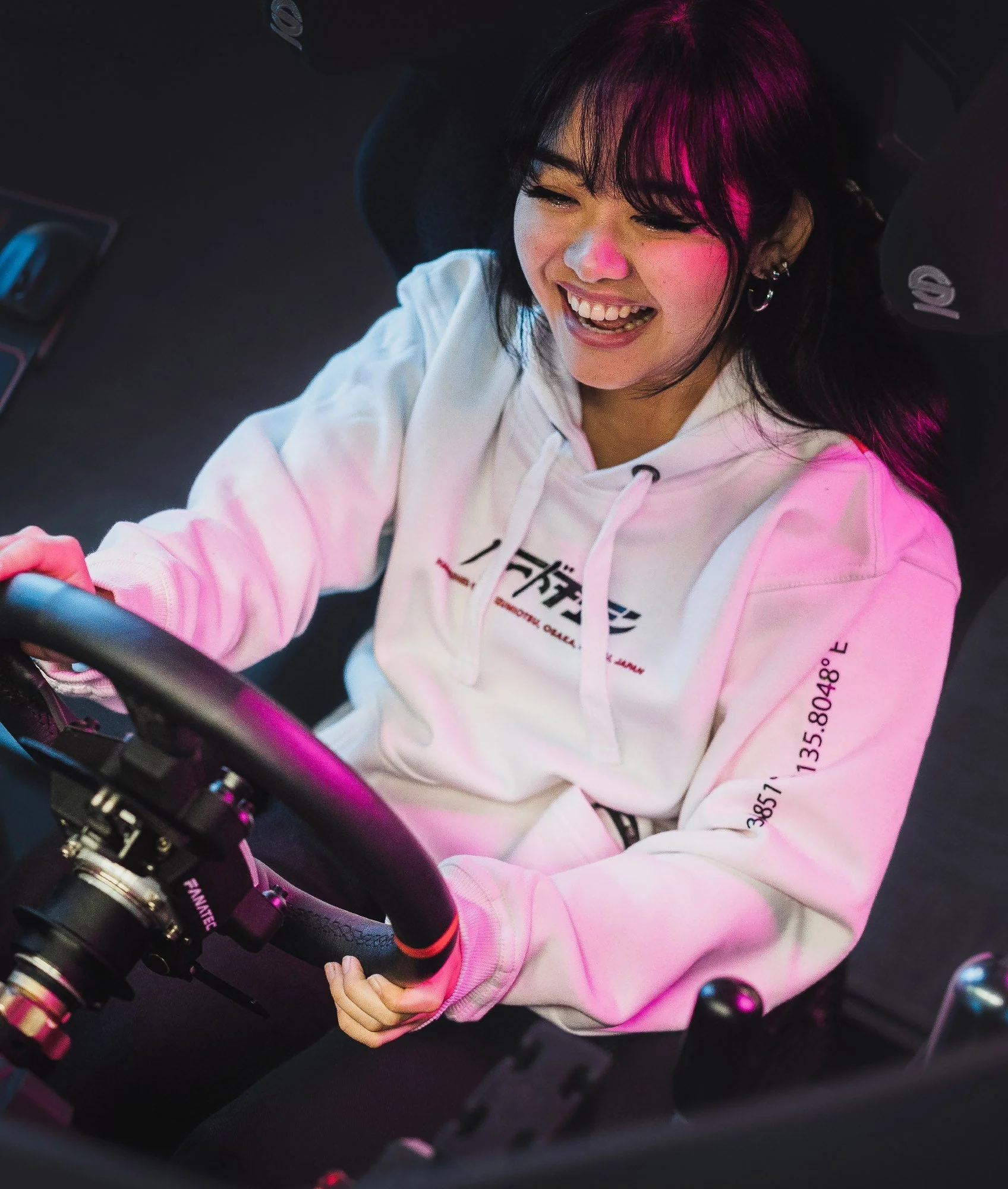 Women's Katakana Hoodie - White - Image 2