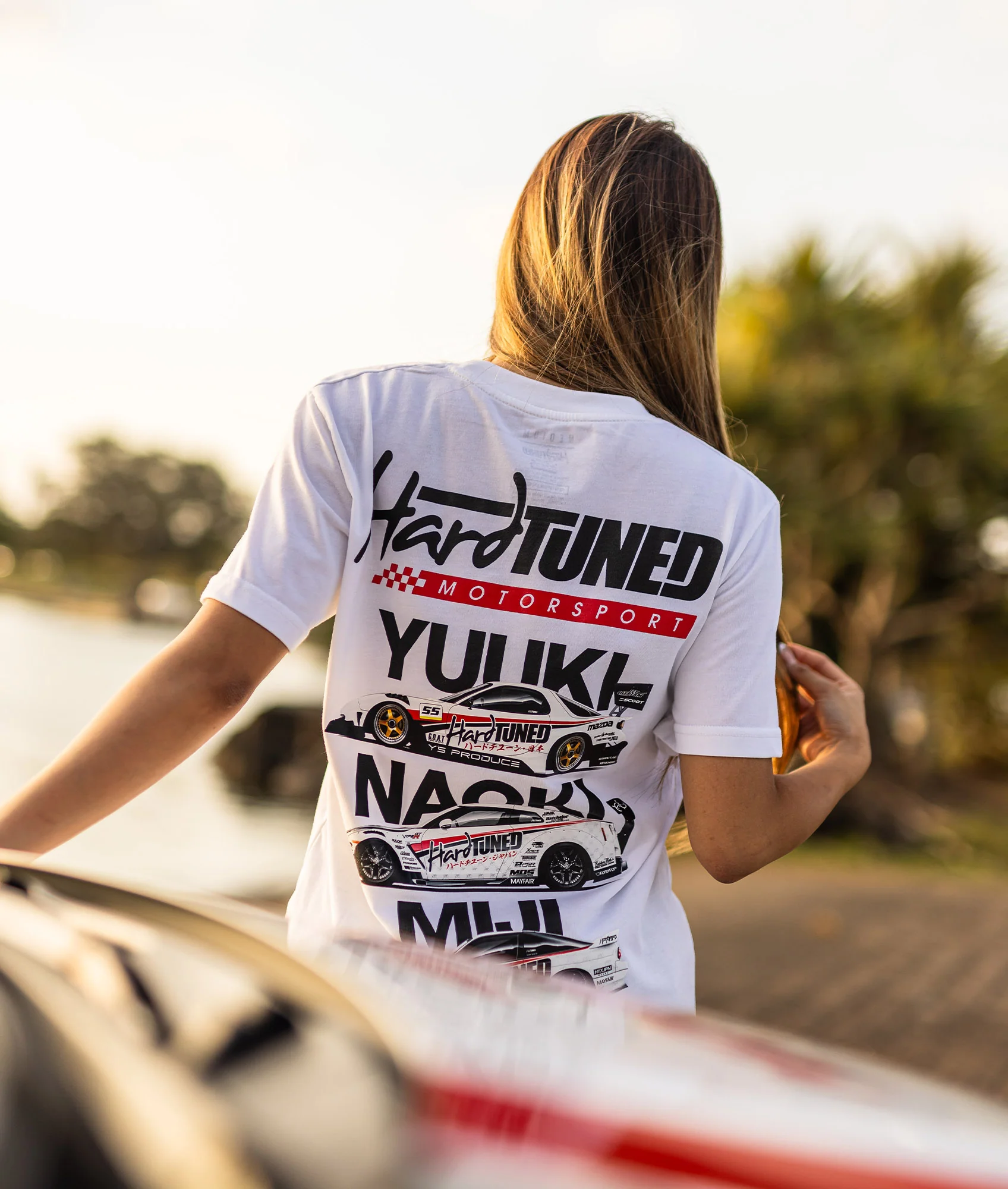 Womens World Time Attack Team Tee - White - Image 2