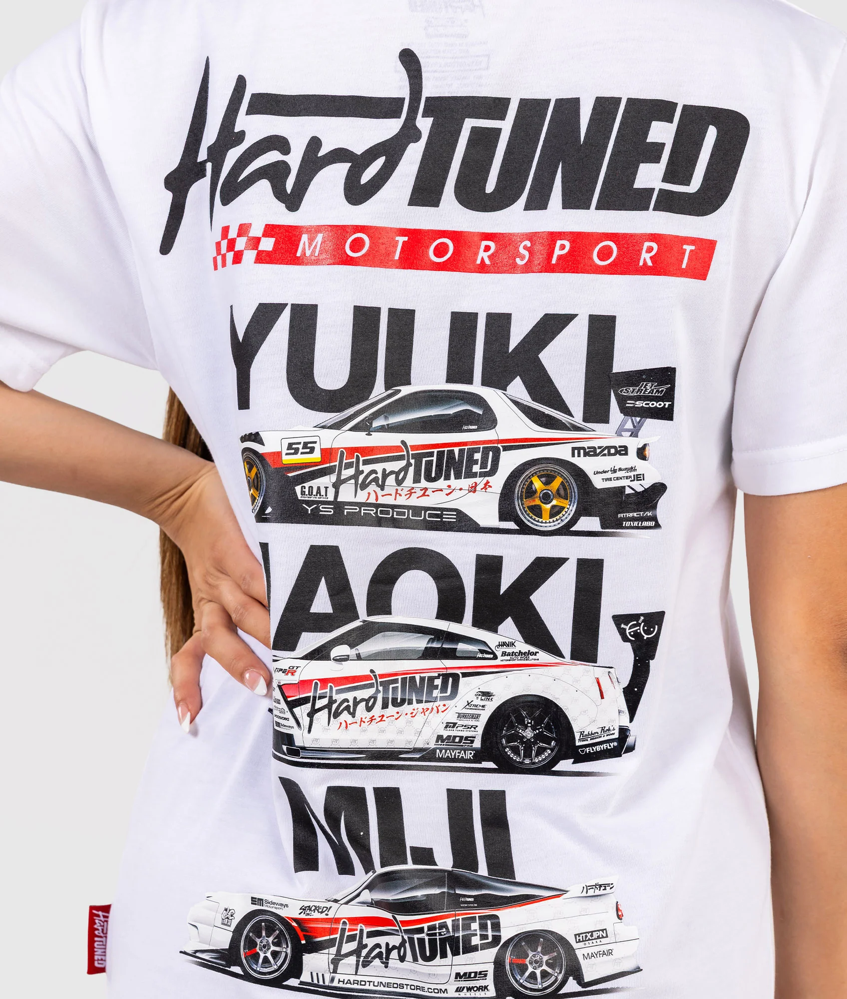 Womens World Time Attack Team Tee - White - Image 5