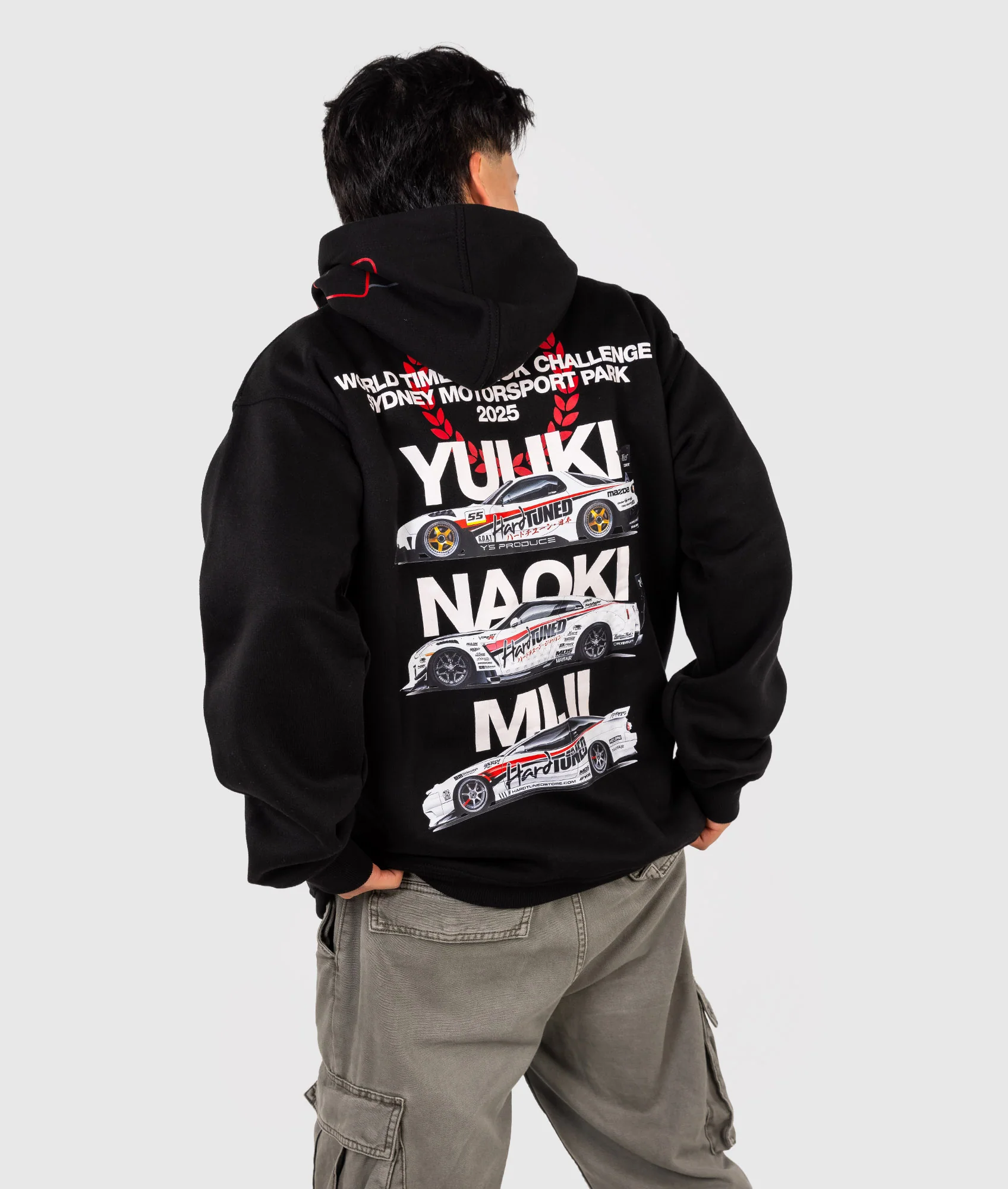World Time Attack Team Hoodie - Black - Image 4