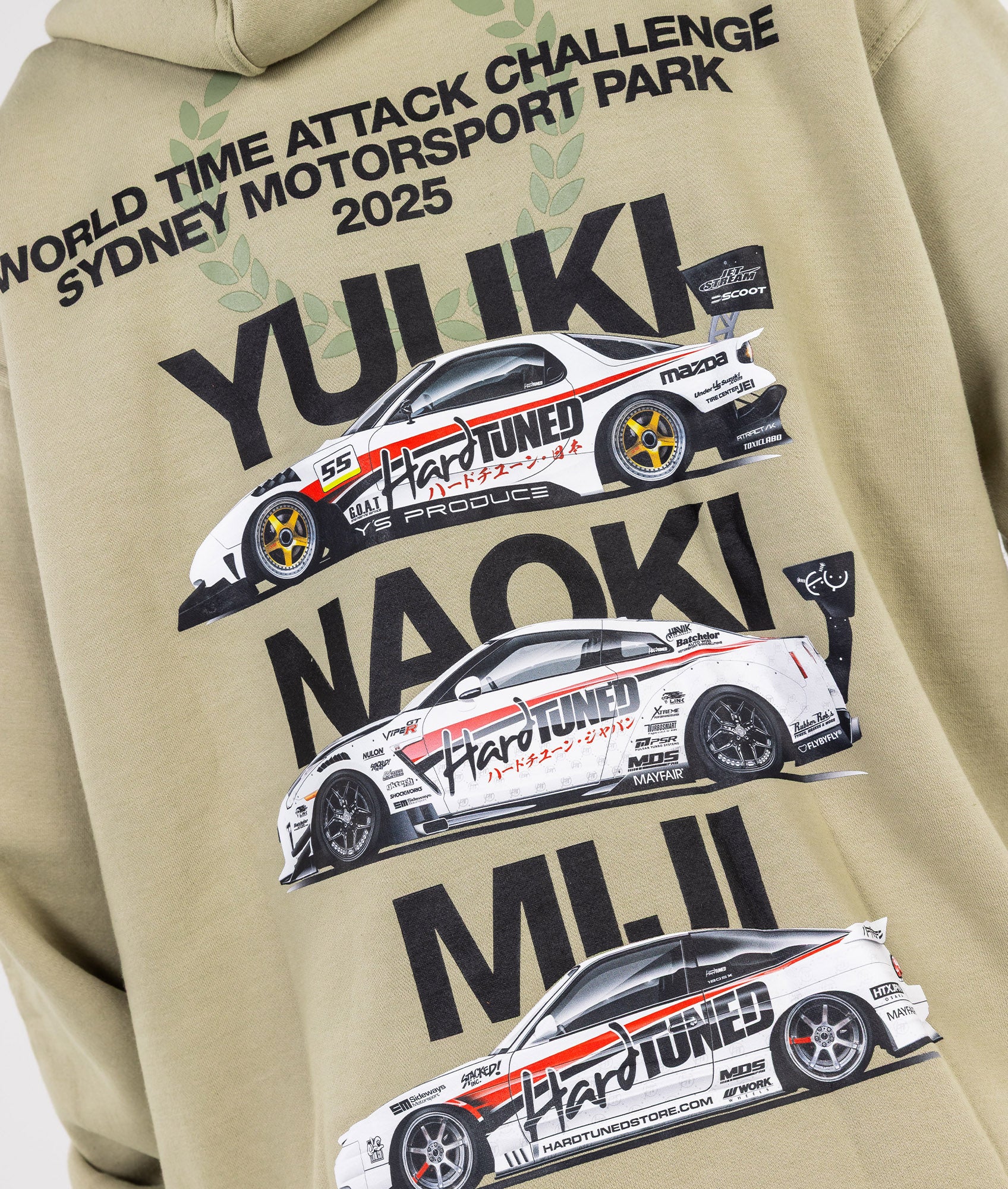 World Time Attack Team Hoodie - Eucalyptus - Image 5