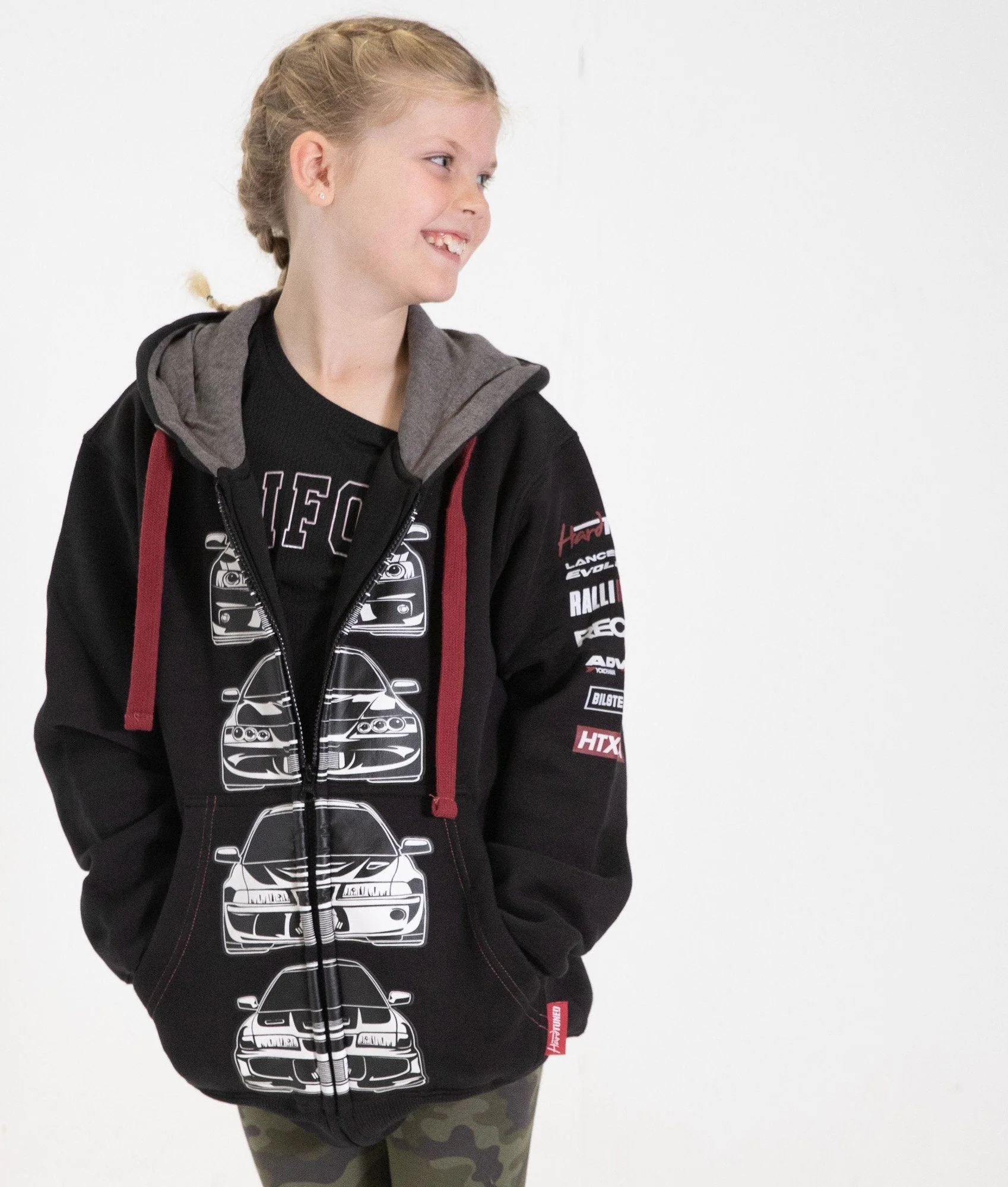 Youth Mitsubishi Evolution Hoodie - Image 5
