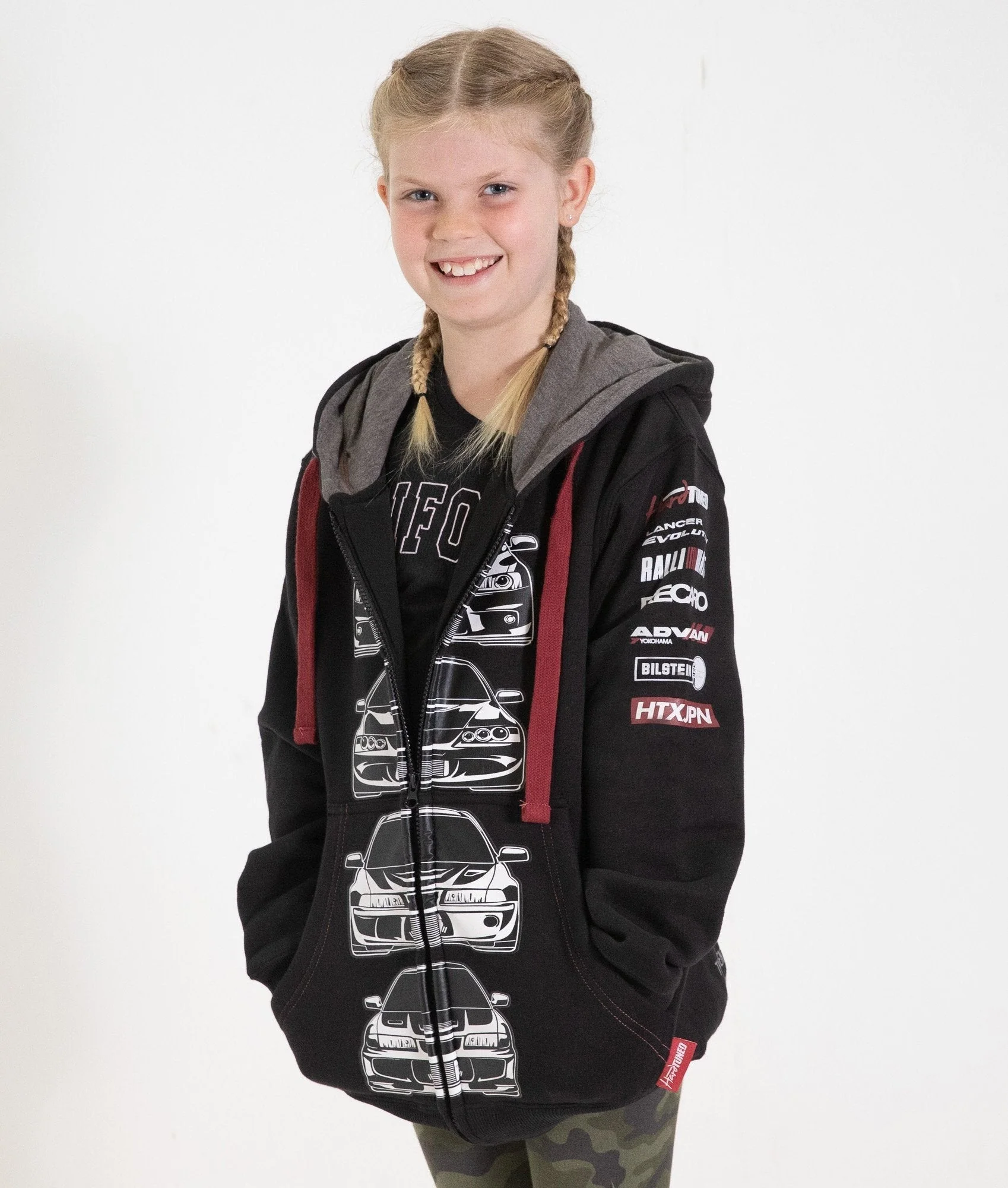 Youth Mitsubishi Evolution Hoodie - Image 6