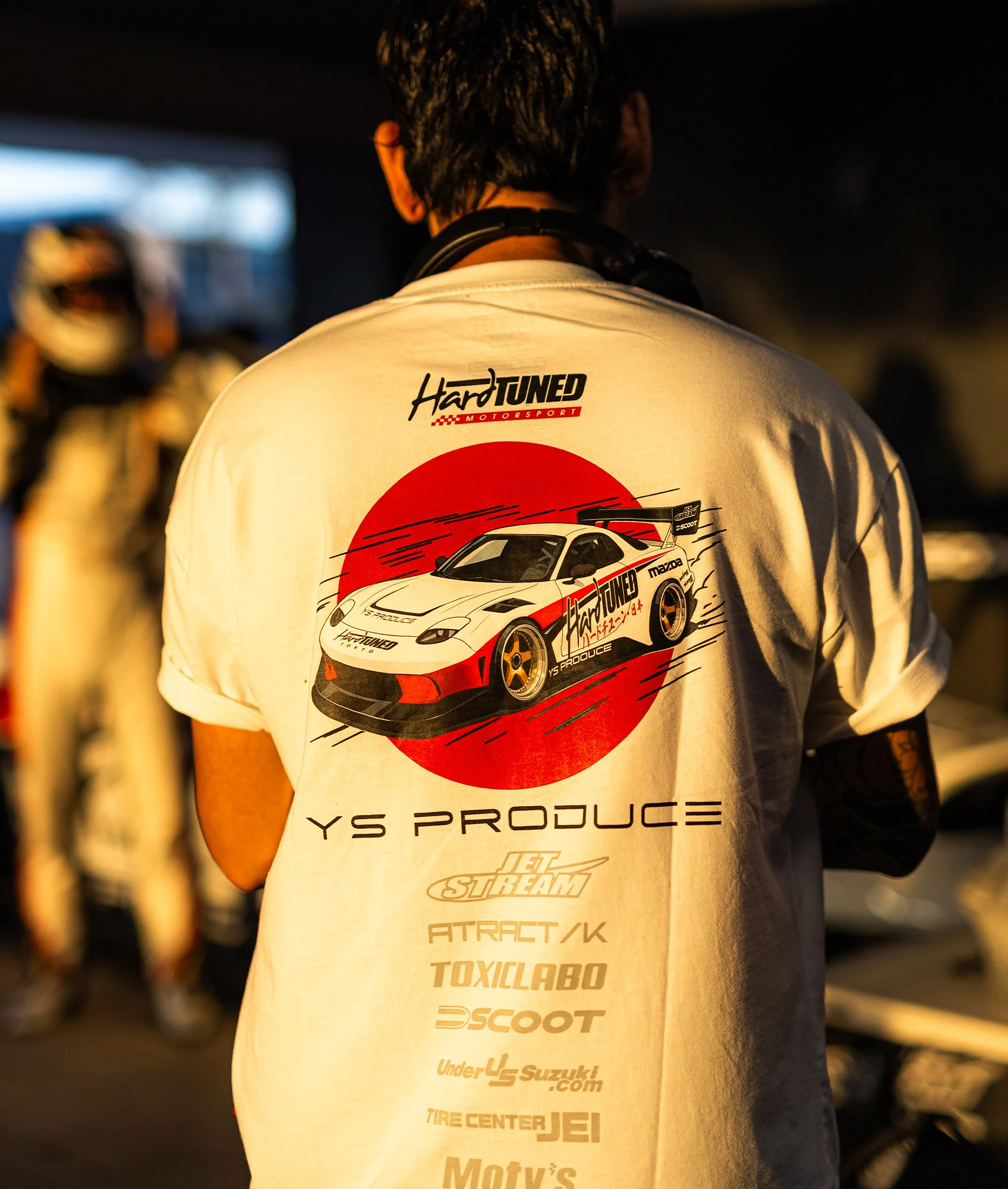Yuuki Kamakura RX-7 Oversized Team Tee - White - Image 2
