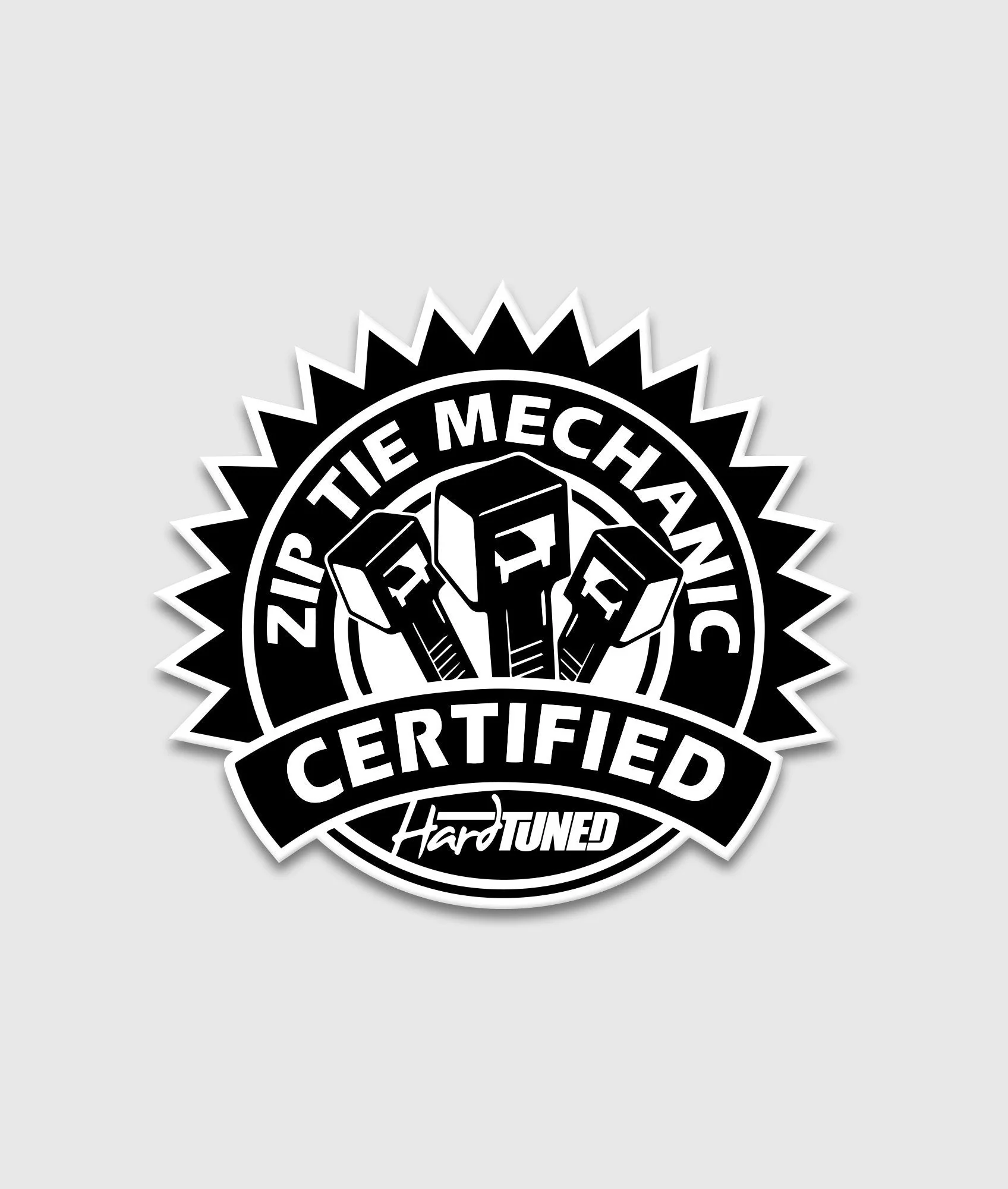 Zip Tie Mechanic Sticker - Image 2